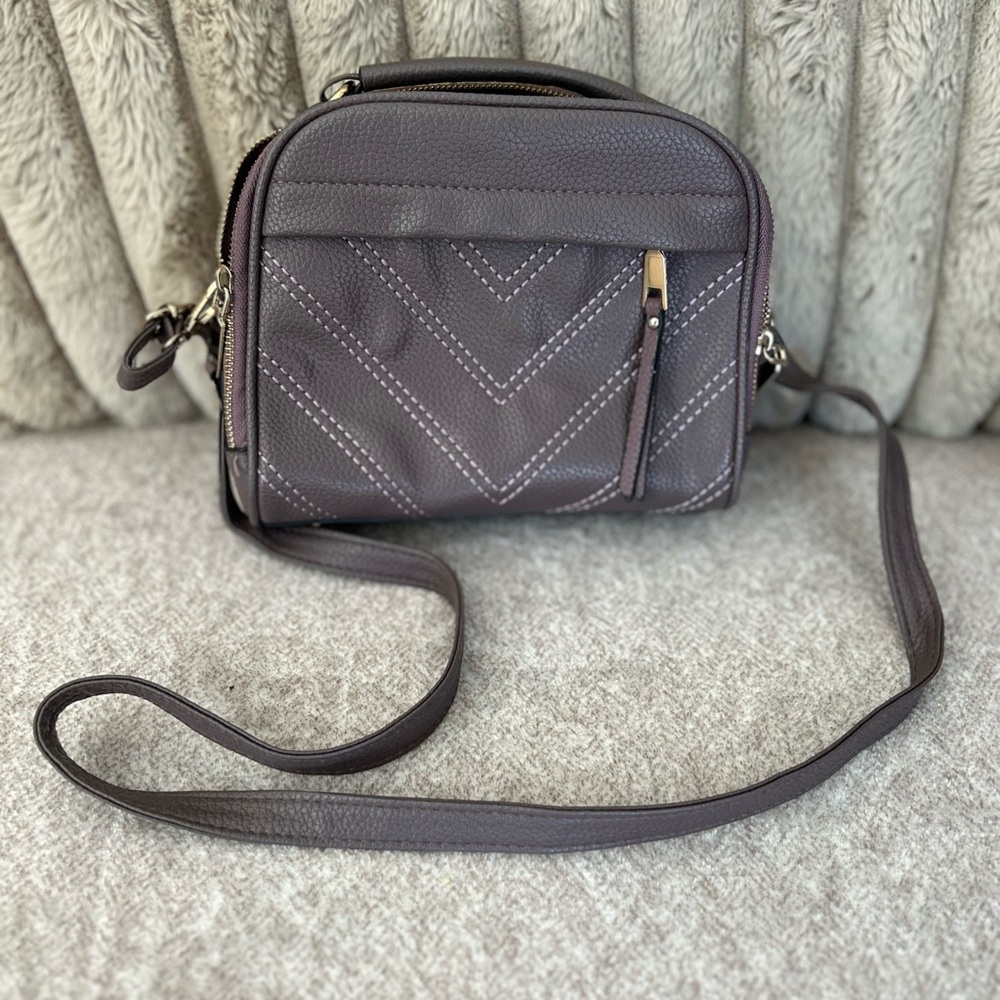 Stylish Gray Crossbody Bag